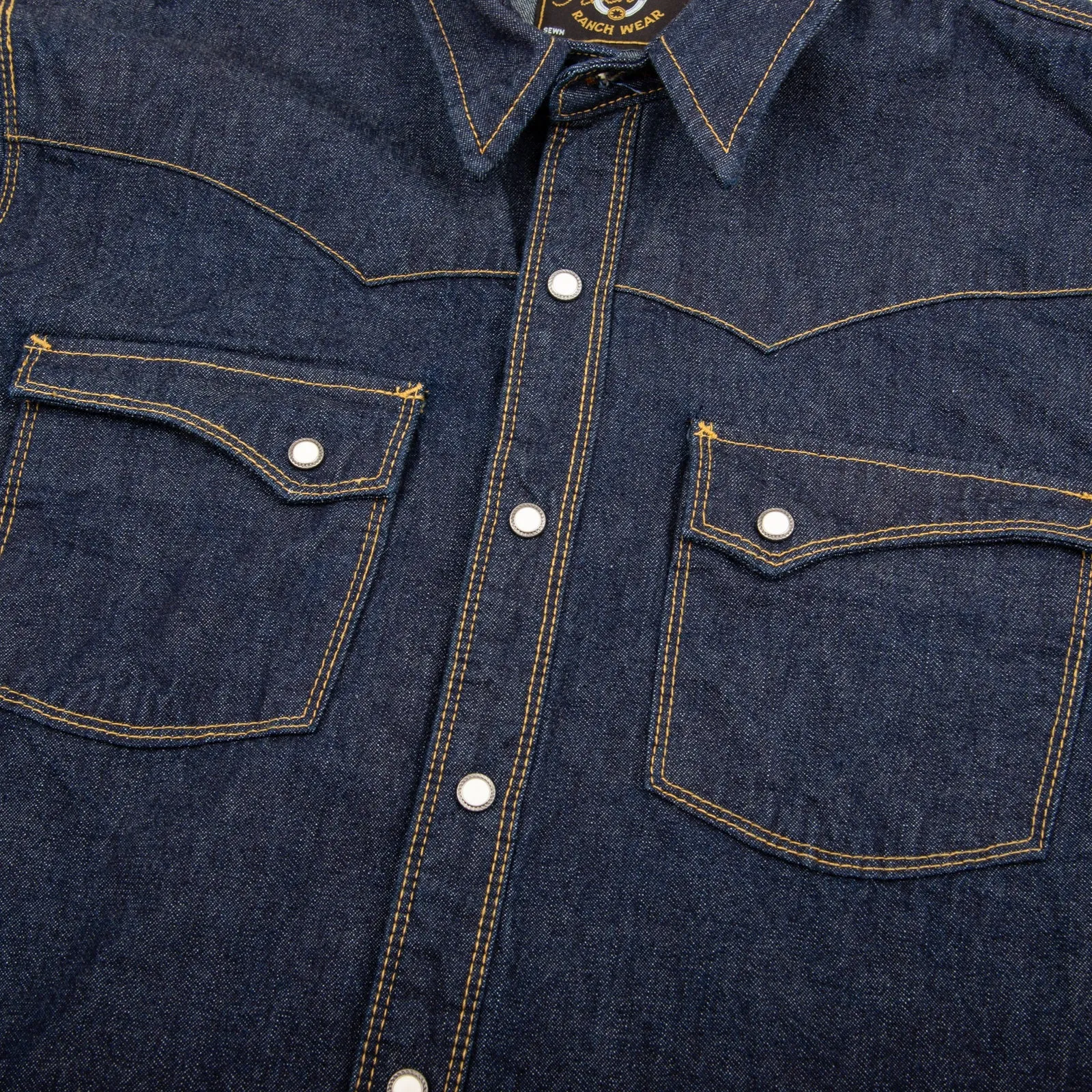 Calico Shirt | 9 oz Indigo Denim | Freenote Cloth sold by Man Ready product image thumbnail 2
