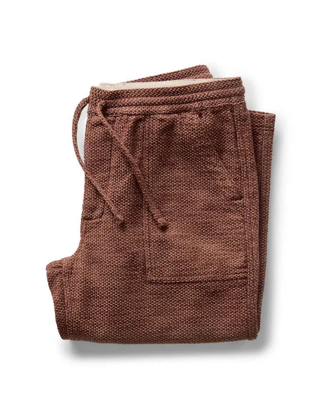 The Breakwater Pant | Black Cherry Sashiko | Taylor Stitch sold by Man Ready