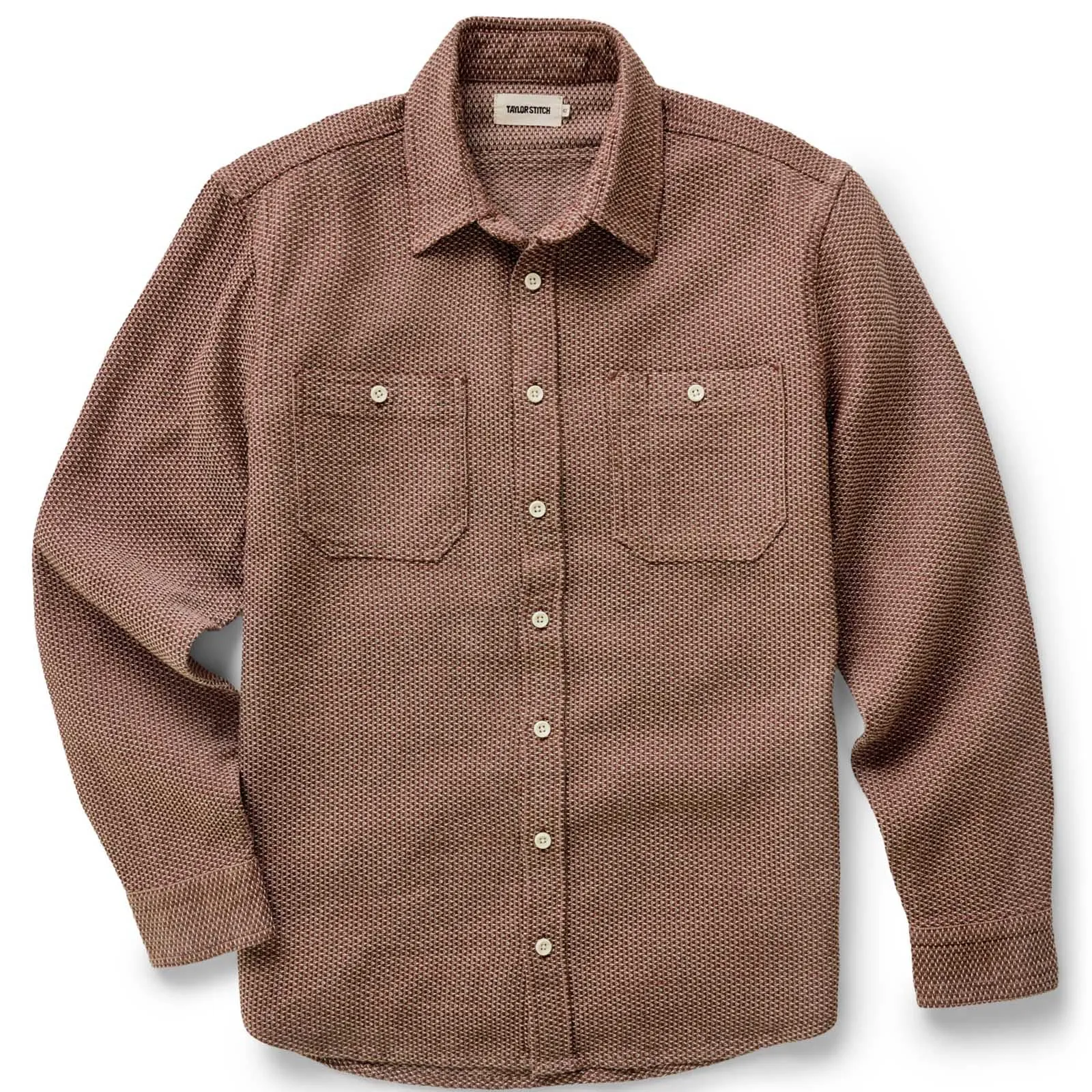 The Utility Shirt | Brick Sashiko | Taylor Stitch sold by Man Ready