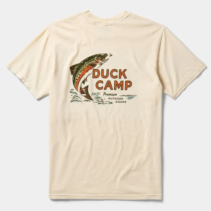 Trout Camp Tee | Ivory | Duck Camp sold by Man Ready