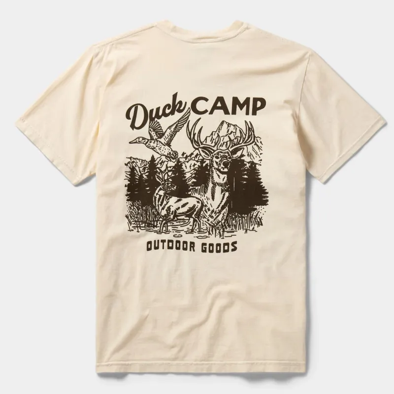 DC Outgood Tee | Ivory | Duck Camp sold by Man Ready