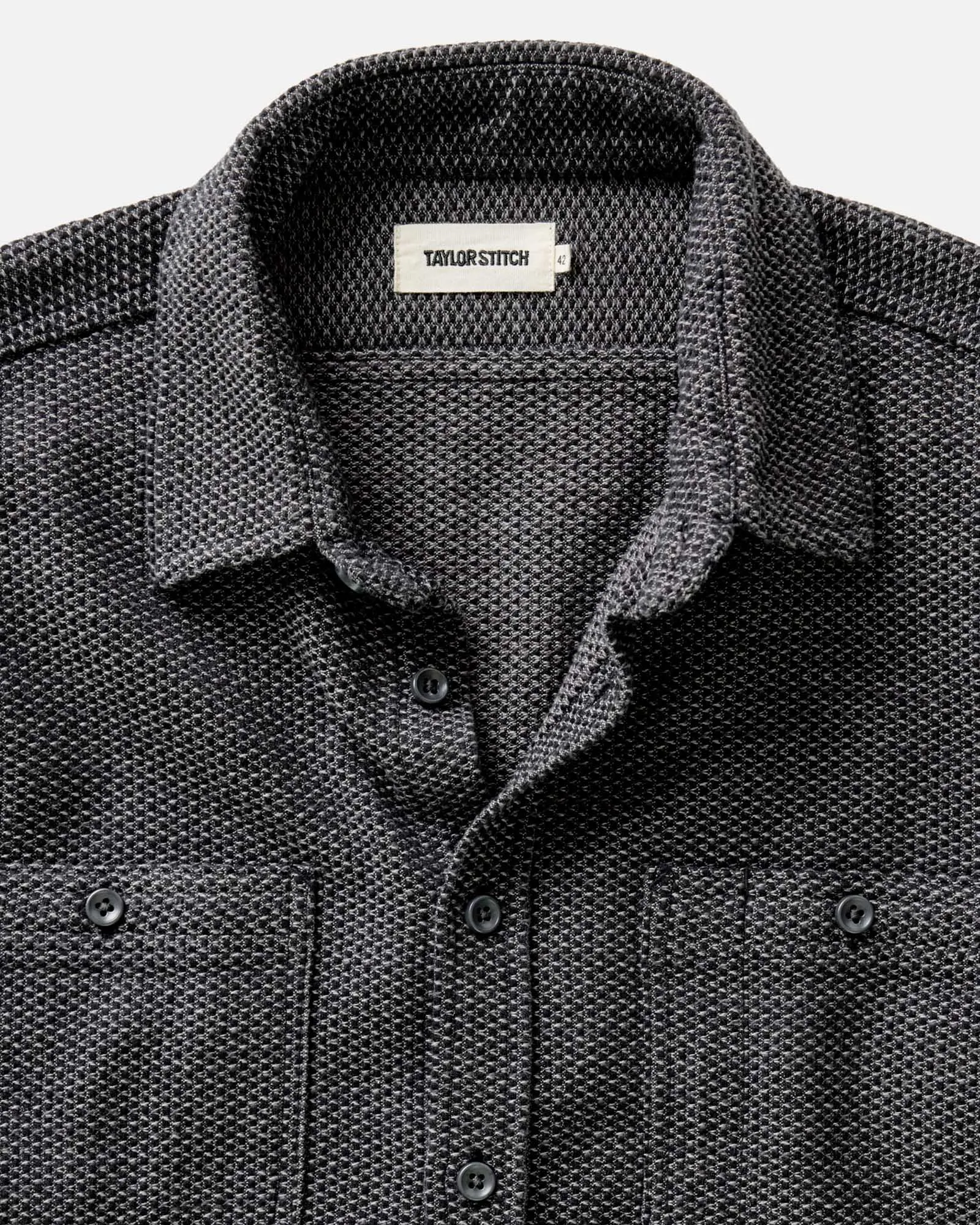 The Utility Shirt | Charcoal Sashiko | Taylor Stitch sold by Man Ready product image thumbnail 4