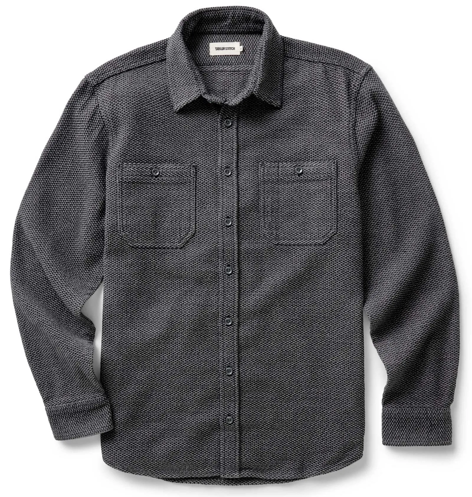 The Utility Shirt | Charcoal Sashiko | Taylor Stitch sold by Man Ready