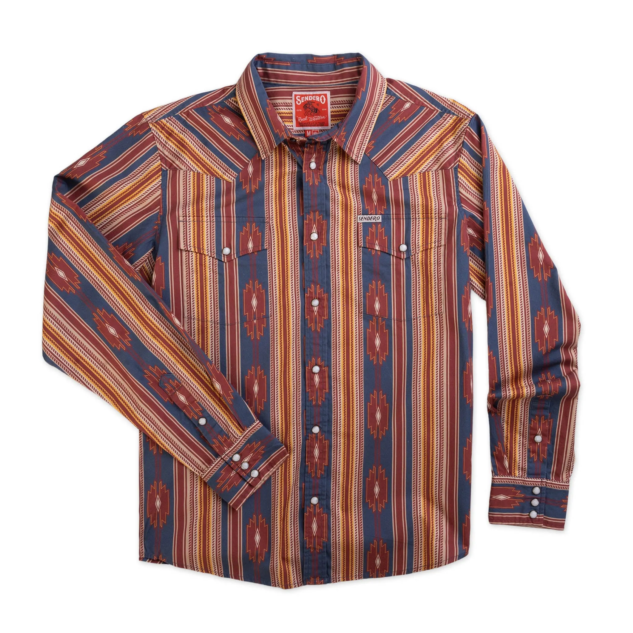 Wyatt Pearl Snap Shirt | Chevron Stripe - Tulsa | Sendero Provisions Co. sold by Man Ready
