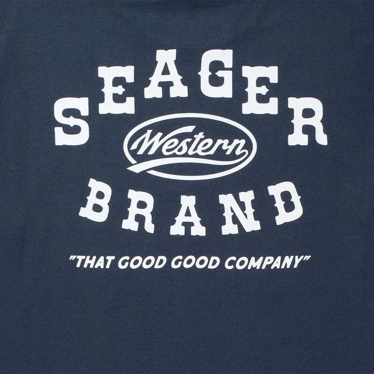Saloon Tee | Navy | Seager Co. sold by Man Ready product image thumbnail 3