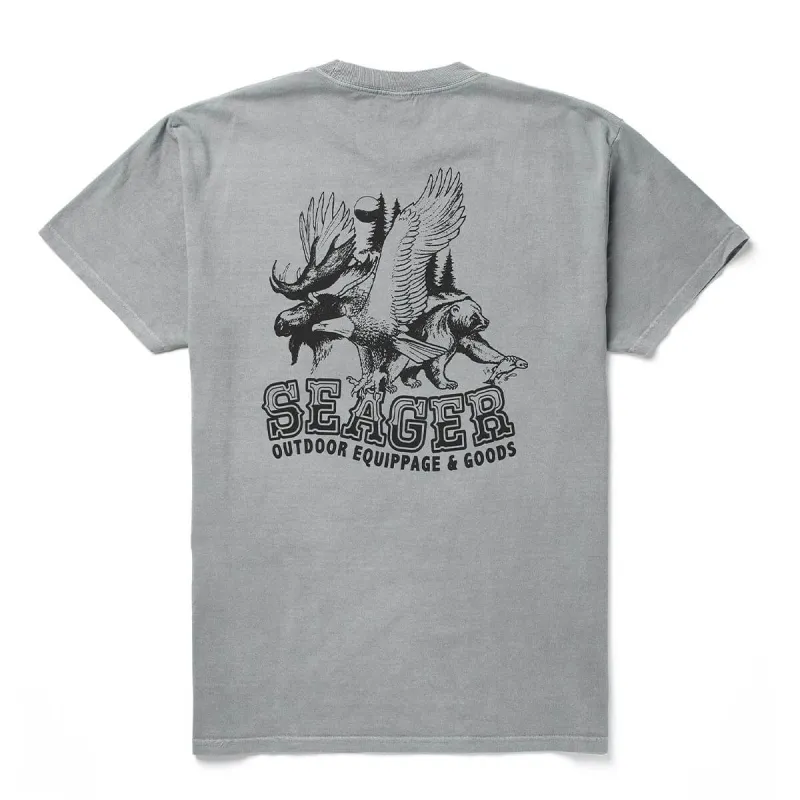 Premium Reserve Tee | Pigment Grey | Seager Co. sold by Man Ready
