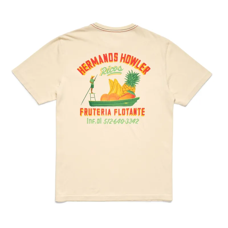 Fruteria Flotante Pocket Tee | Natural | Howler Bros sold by Man Ready