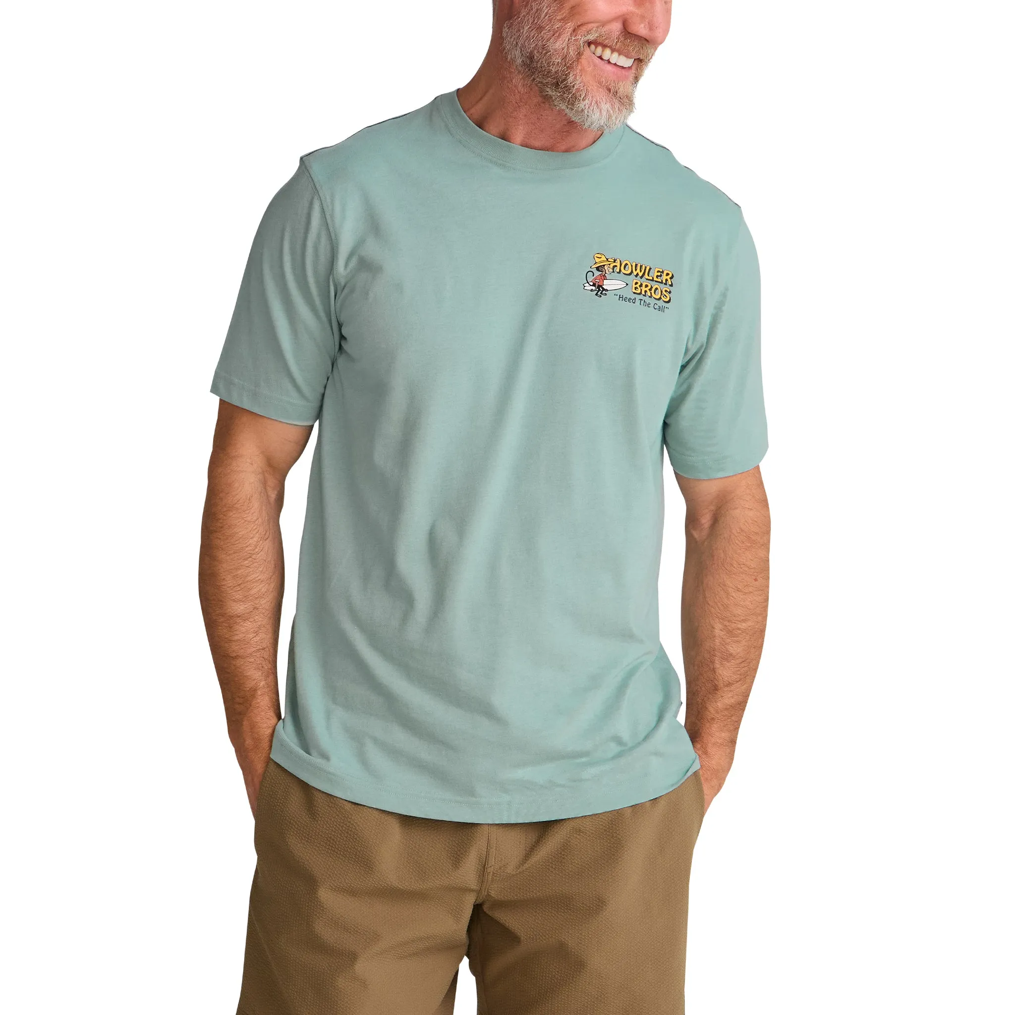 El Monito Surfs Tee | Riviera Blue | Howler Bros sold by Man Ready product image thumbnail 4