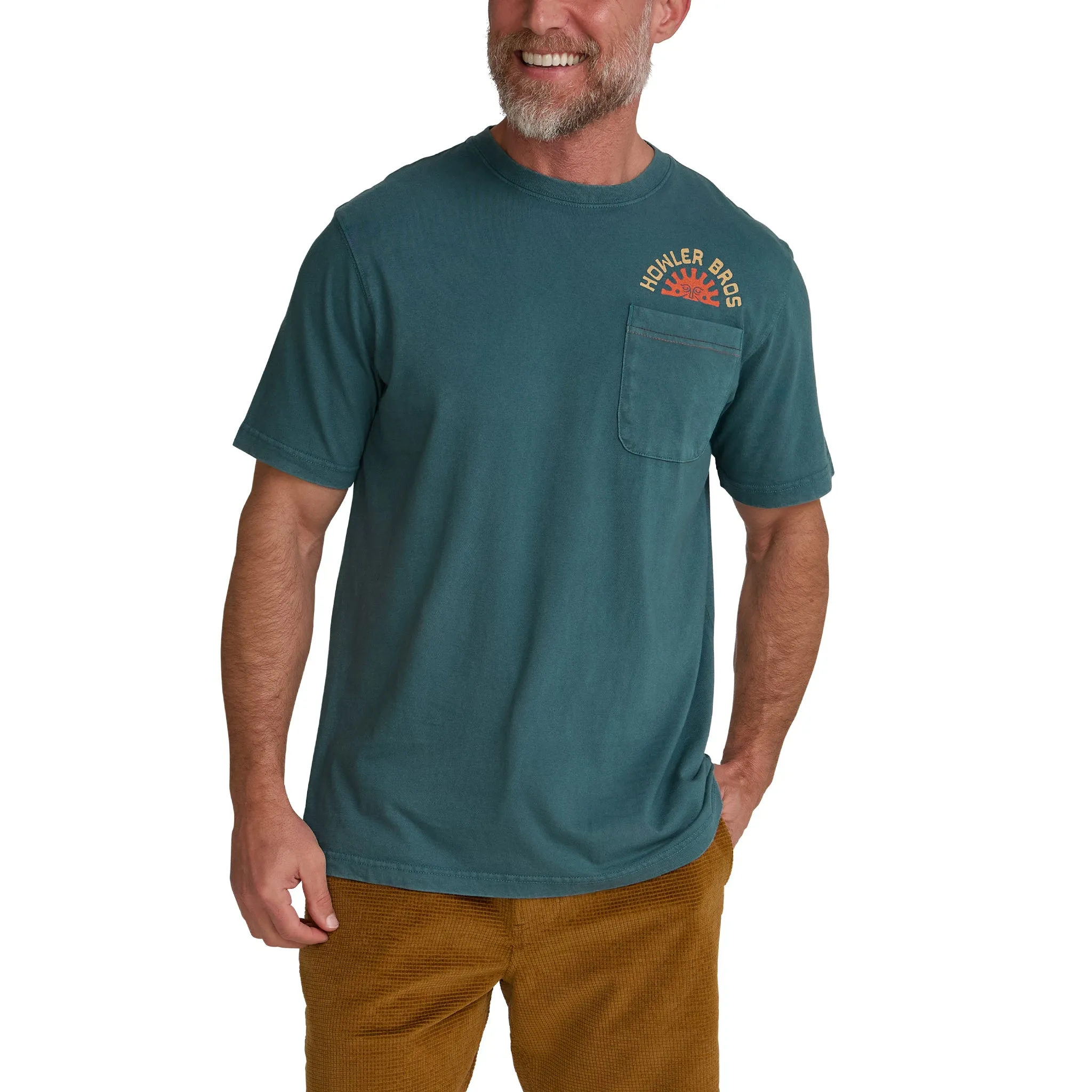 Super Bueno Sol Pocket Tee | Storm | Howler Bros sold by Man Ready product image thumbnail 4