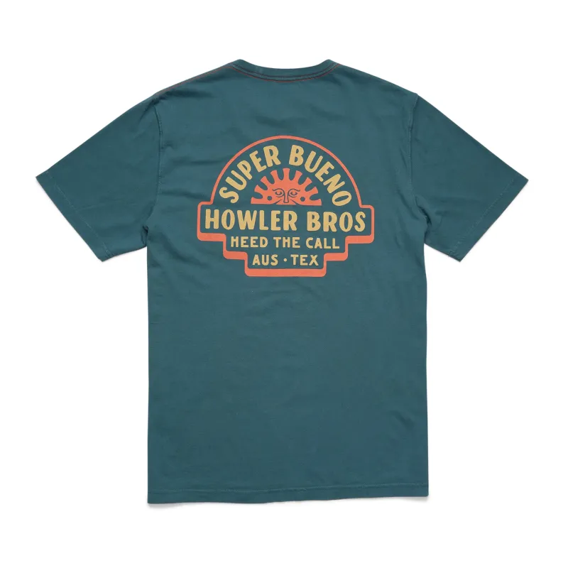 Super Bueno Sol Pocket Tee | Storm | Howler Bros sold by Man Ready