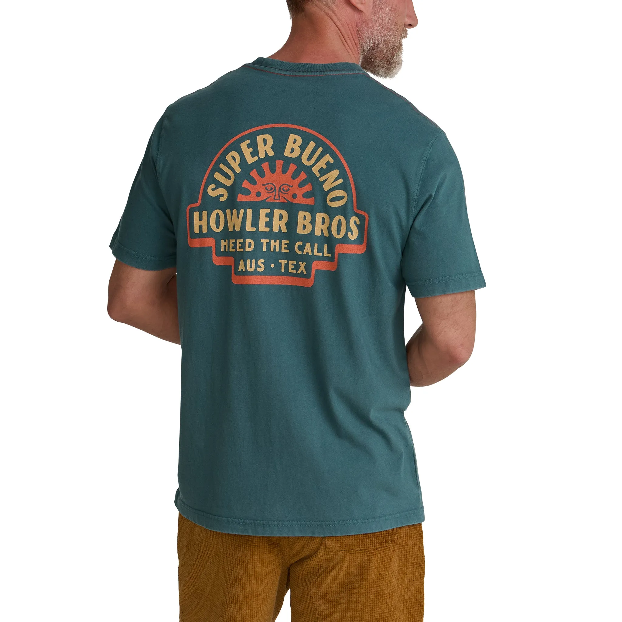Super Bueno Sol Pocket Tee | Storm | Howler Bros sold by Man Ready product image thumbnail 3