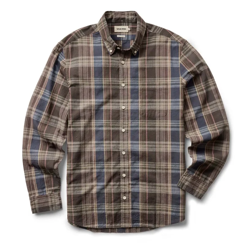 The Jack | Atlantic Blue Madras | Taylor Stitch sold by Man Ready