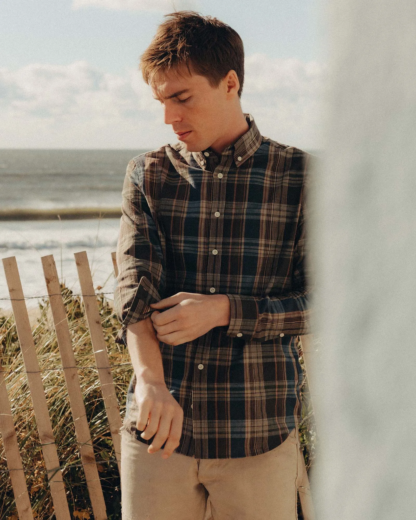 The Jack | Atlantic Blue Madras | Taylor Stitch sold by Man Ready product image thumbnail 2