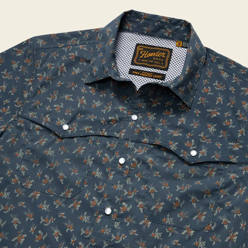 Open Country Tech Shirt | Rancher Floral : Dark Slate | Howler Bros sold by Man Ready product image thumbnail 2