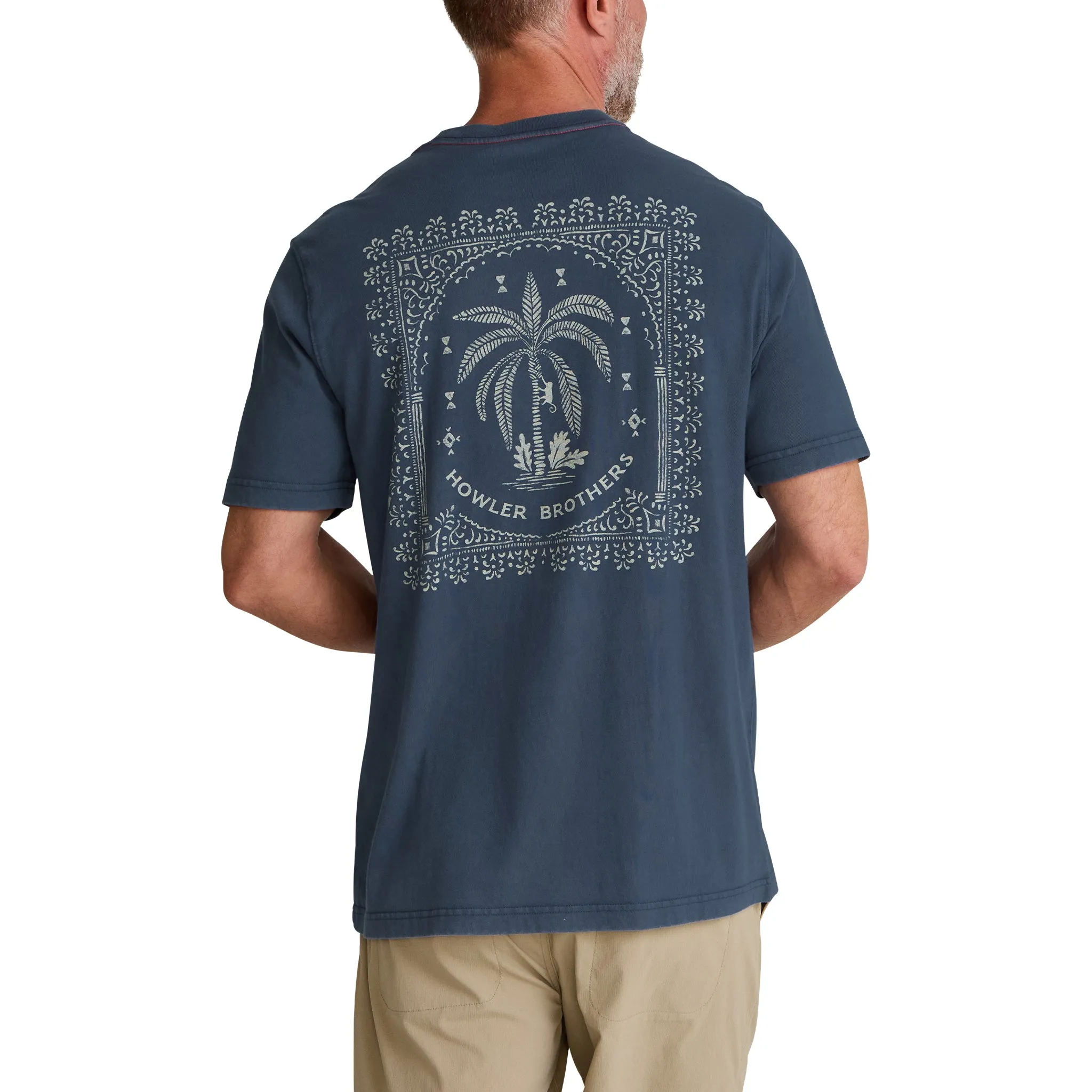 Palmetto Print Tee | Key Largo | Howler Bros sold by Man Ready product image thumbnail 3
