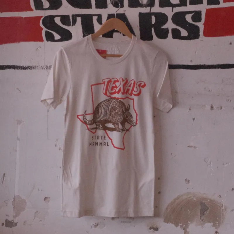 Armadillo State Mammal Texas Tee | Norman Roscoe made by Man Ready