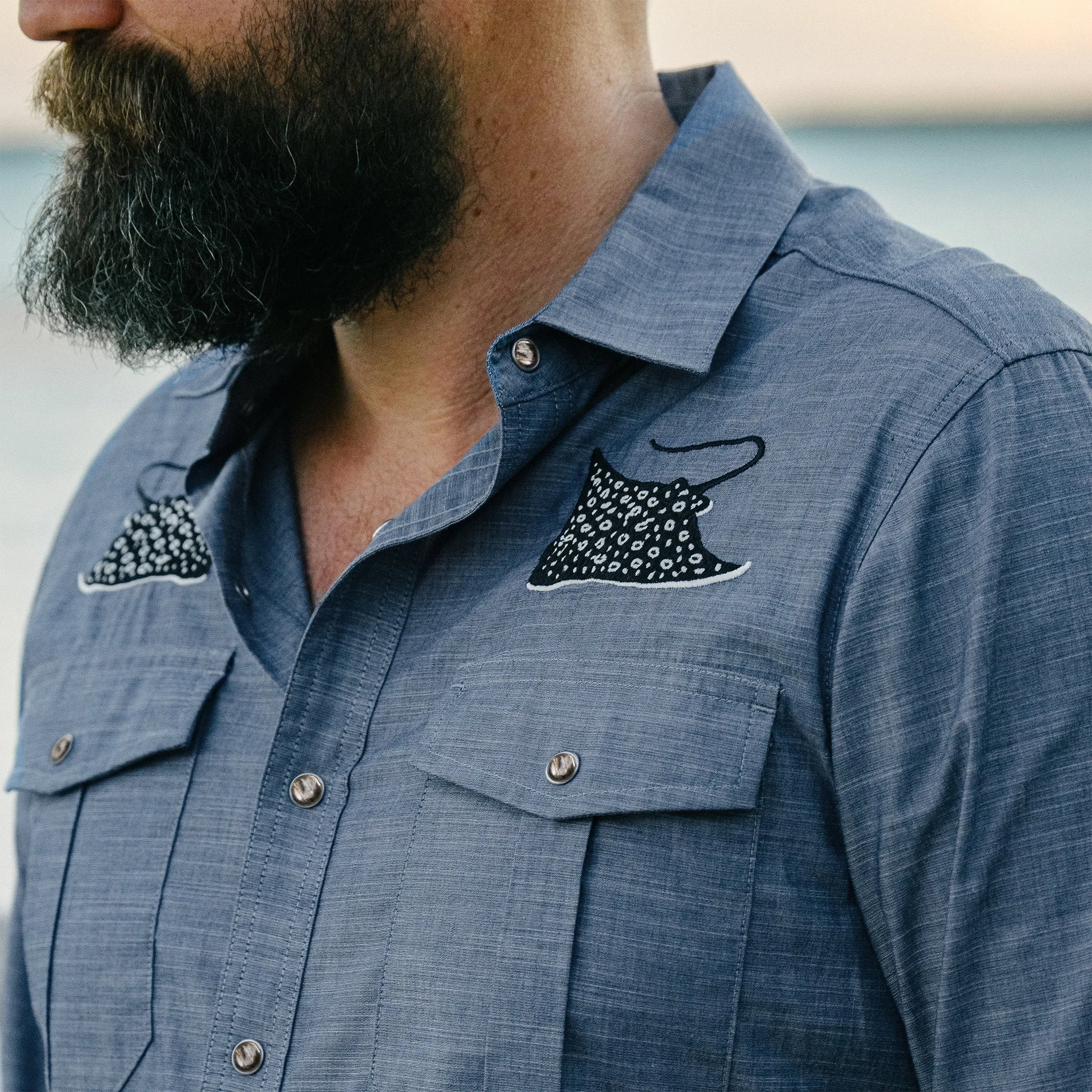 Gaucho Shirt | Patrolling Rays | Howler Bros sold by Man Ready product image thumbnail 5