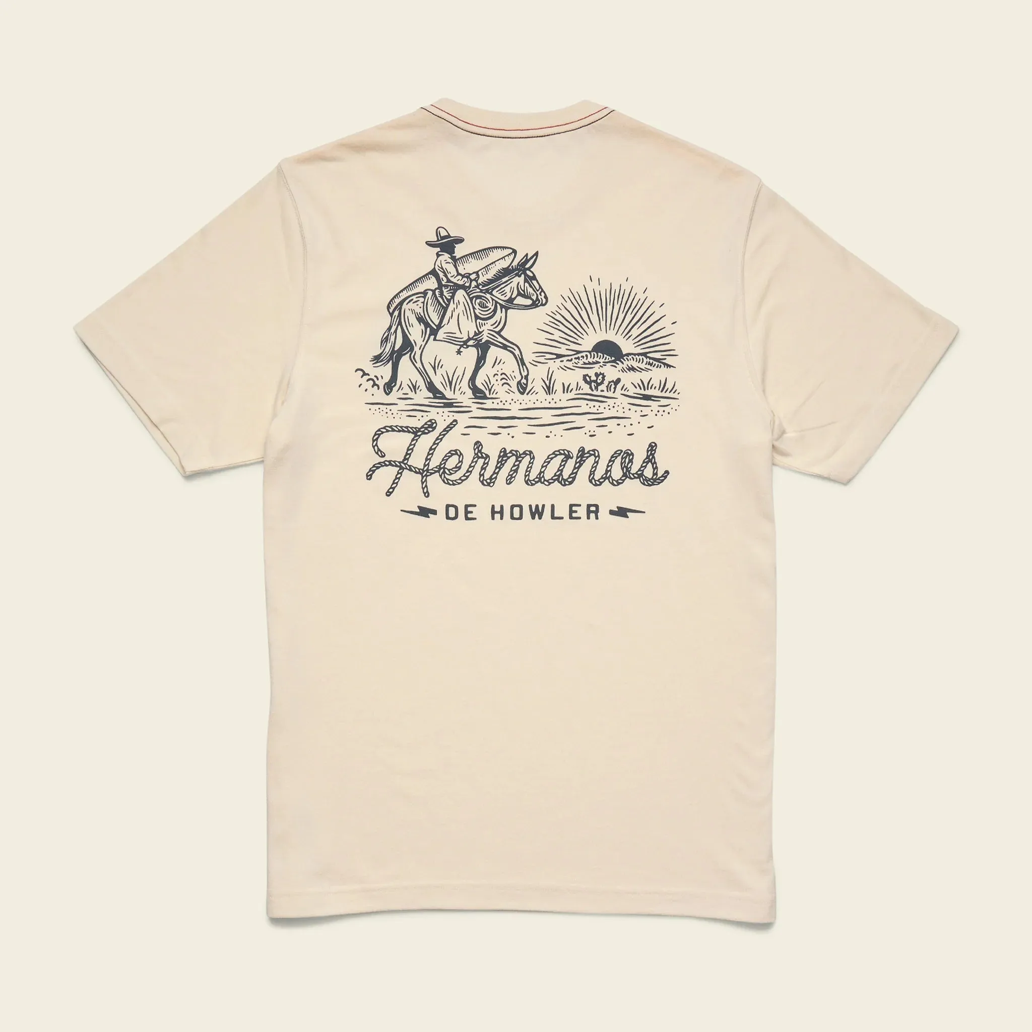 Sunset Rider Tee | Natural | Howler Bros sold by Man Ready