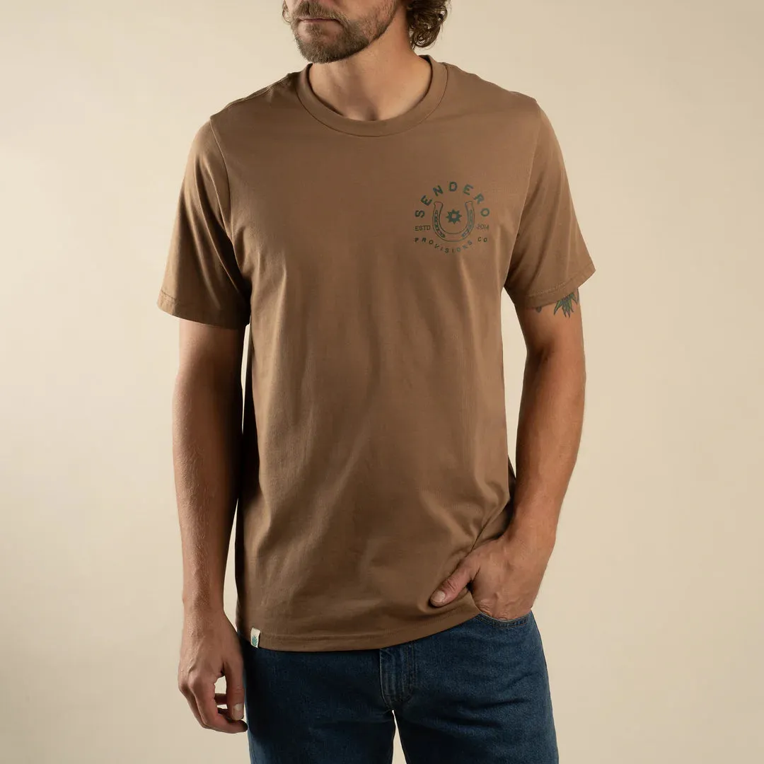 No Luck Tee | Light Brown | Sendero Provisions Co sold by Man Ready product image thumbnail 4