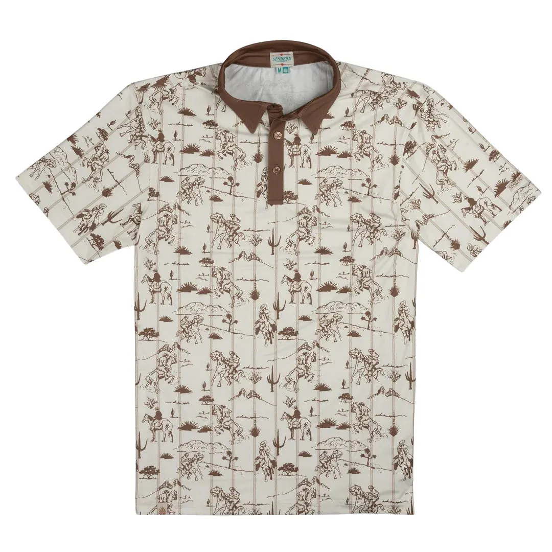 High Noon Performance Polo | Desert Rodeo | Sendero Provisions Co sold by Man Ready