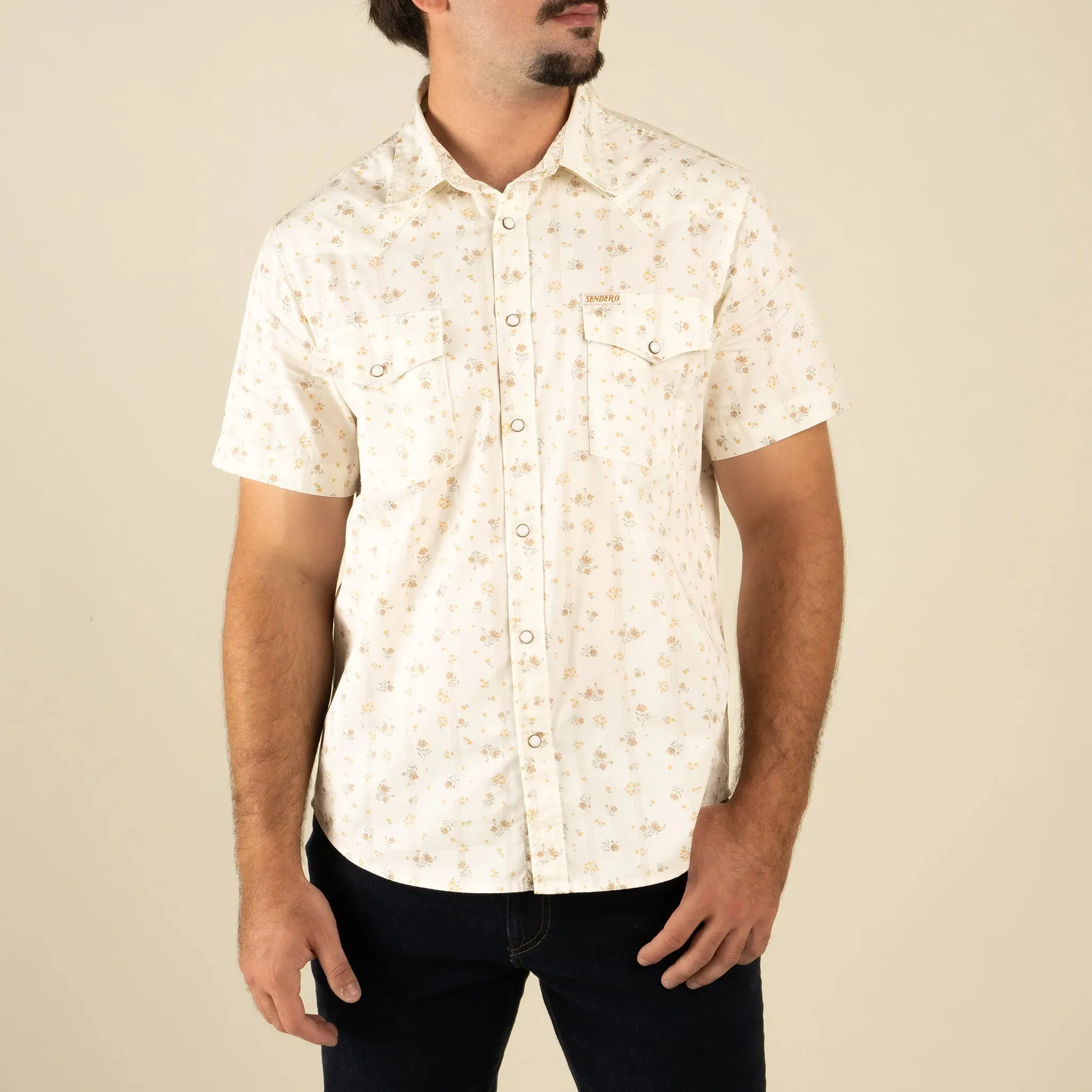 The Wyatt Pearl Snap S/S Shirt | Dust Bloom | Sendero Provisions Co sold by Man Ready product image thumbnail 3