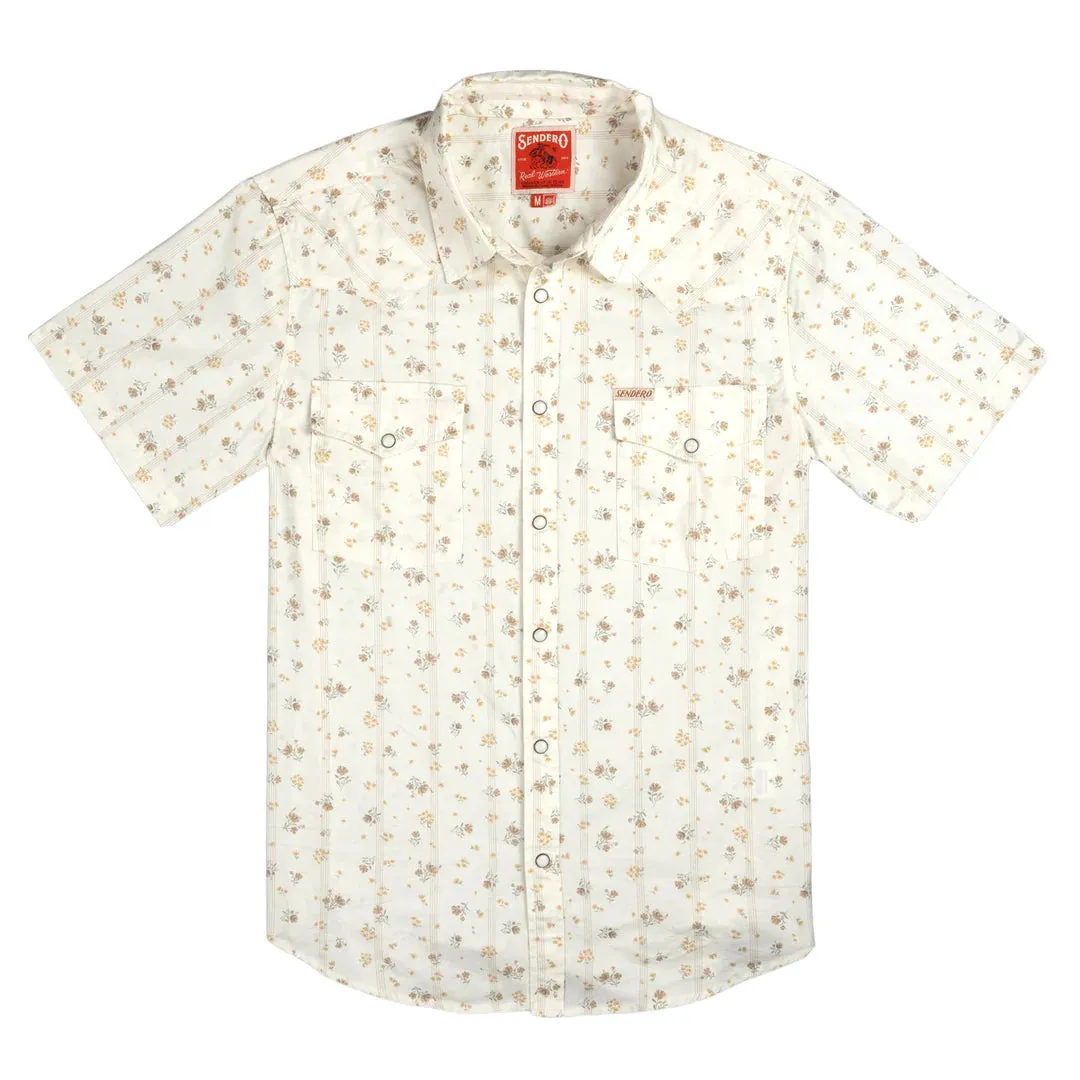 The Wyatt Pearl Snap S/S Shirt | Dust Bloom | Sendero Provisions Co sold by Man Ready