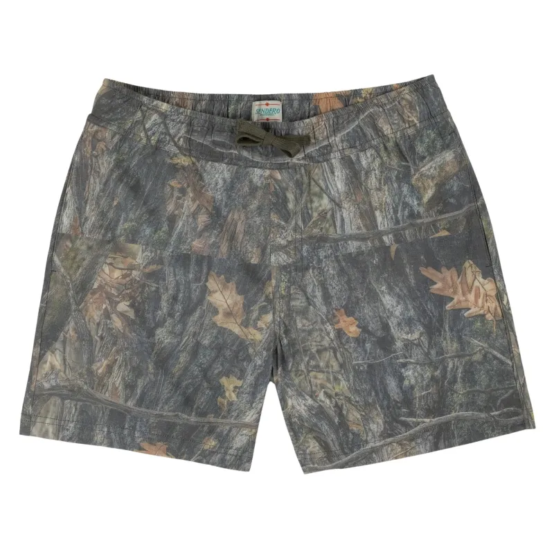 The Barton Elastic Boardshort | Will Tree Camo | Sendero Provisions Co. made by Sendero Provisions CO