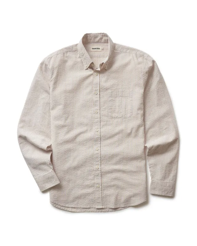 The Jack | Sand Stripe Seersucker | Taylor Stitch made by Taylor Stitch