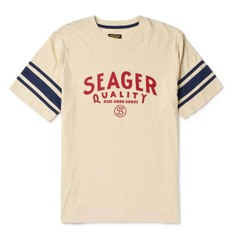 Riggins Crew Tee | Cream | Seager Co. made by Seager