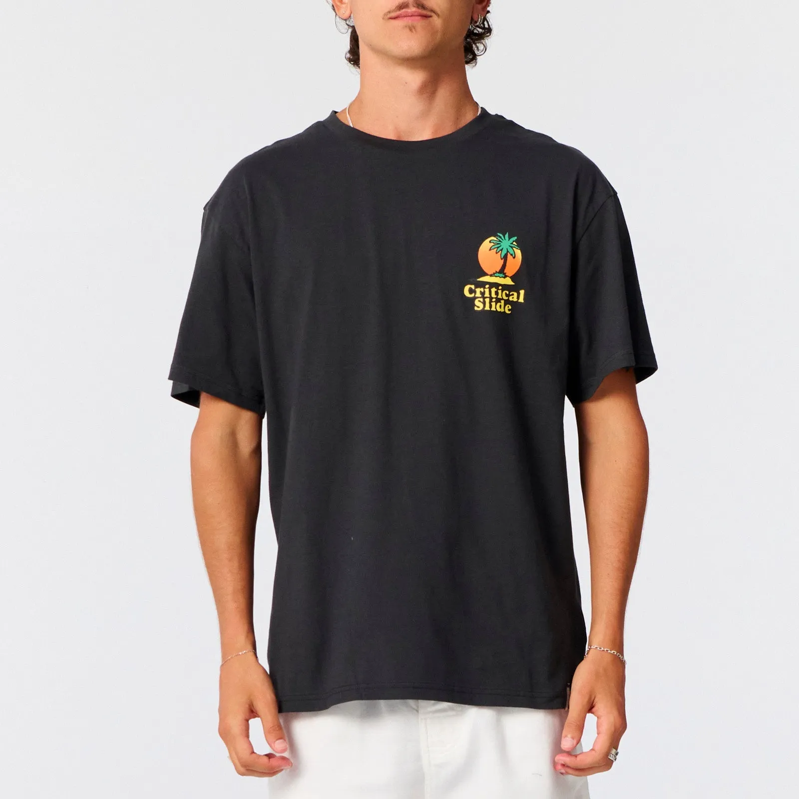 Oasis Tee | Vintage Black | Critical Slide sold by Man Ready product image thumbnail 2