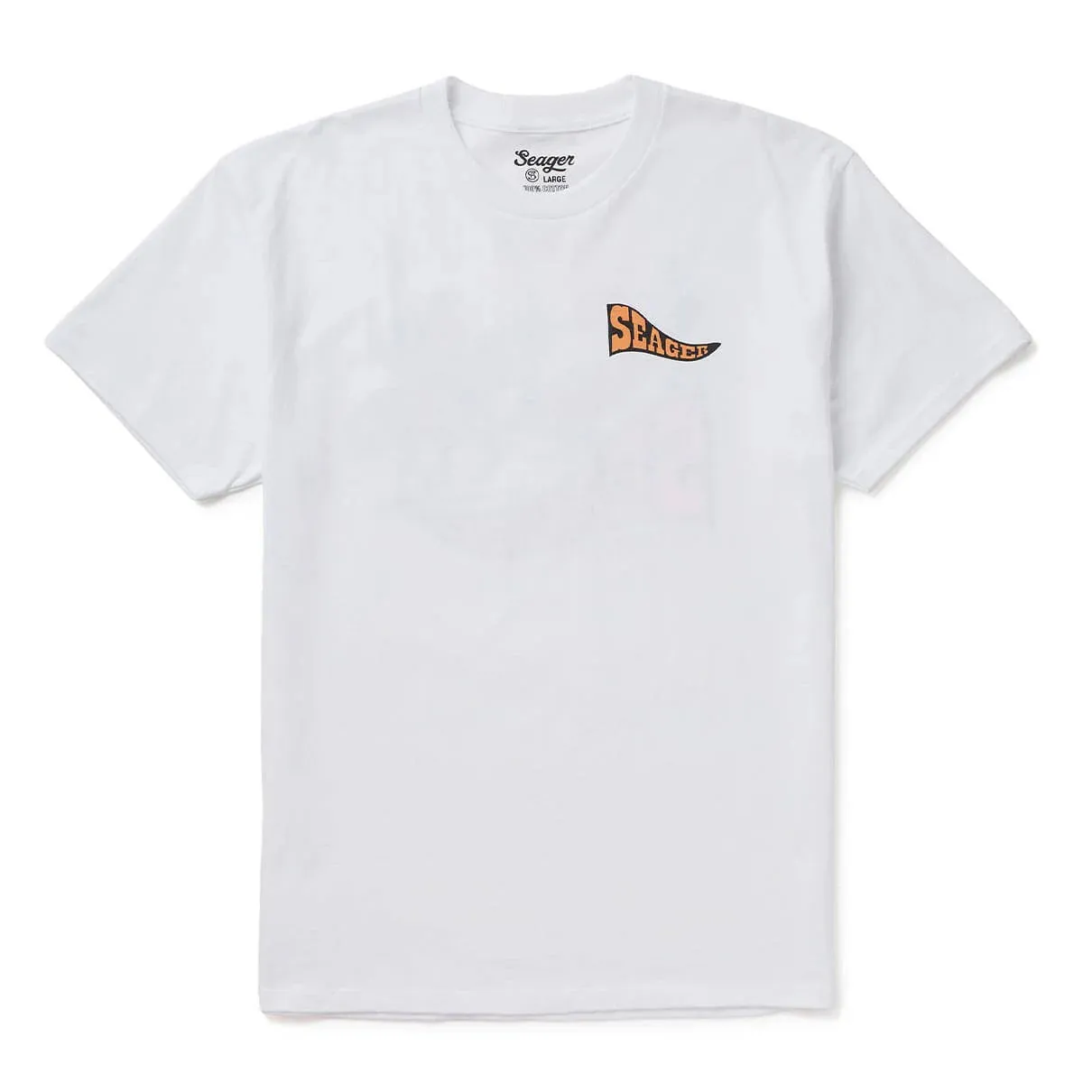 Long Ride Tee | White | Seager Co. sold by Man Ready product image thumbnail 2