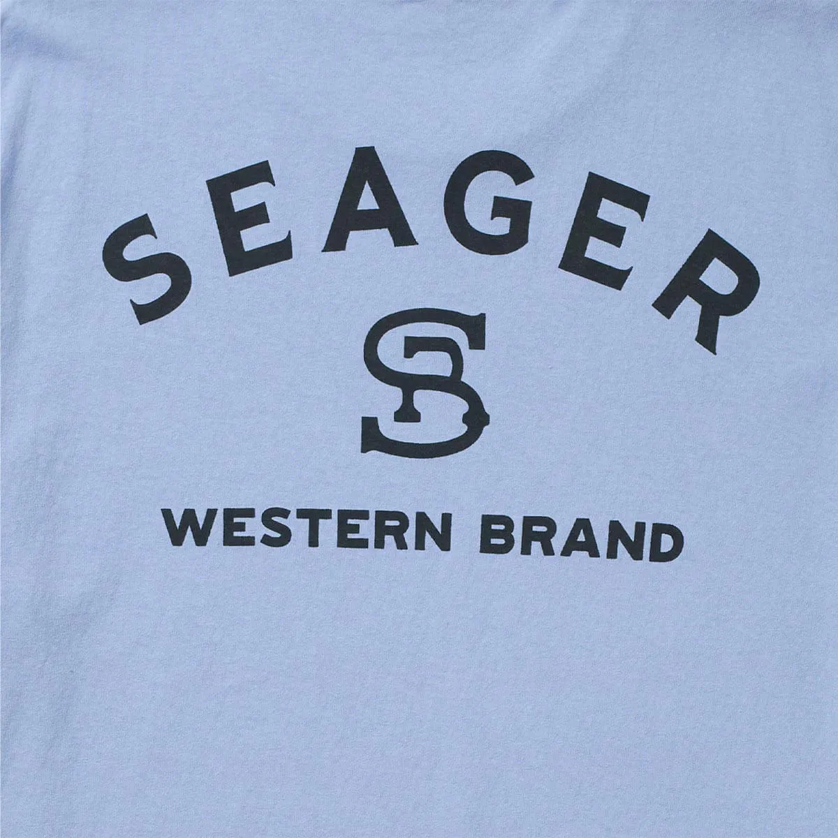 Branded Tee | Faded Denim | Seager Co. sold by Man Ready product image thumbnail 3