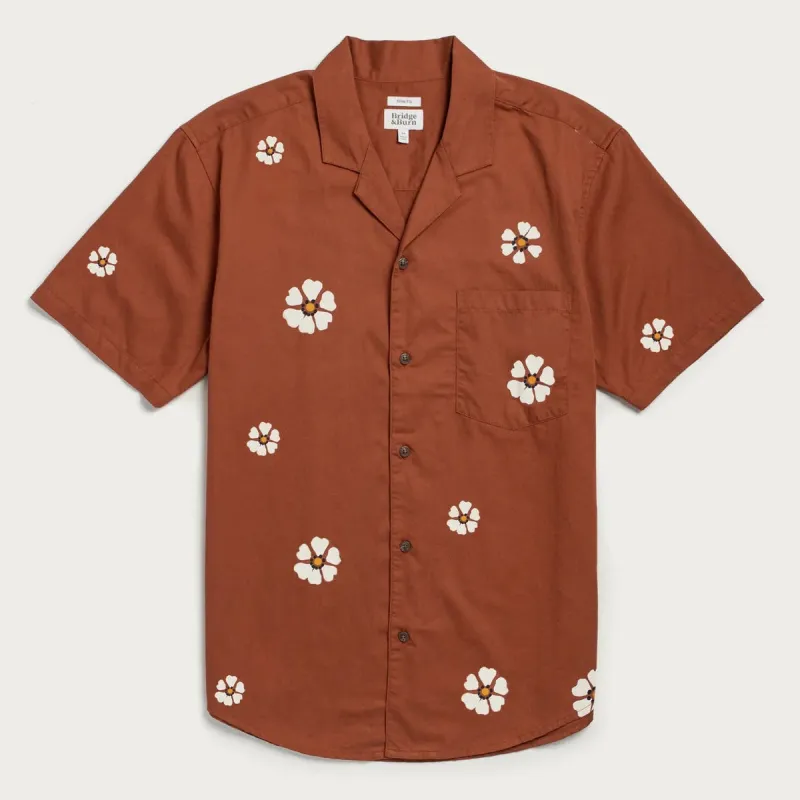 Collins Slim Shirt | Redstone Bloom | Bridge & Burn made by Bridge & Burn