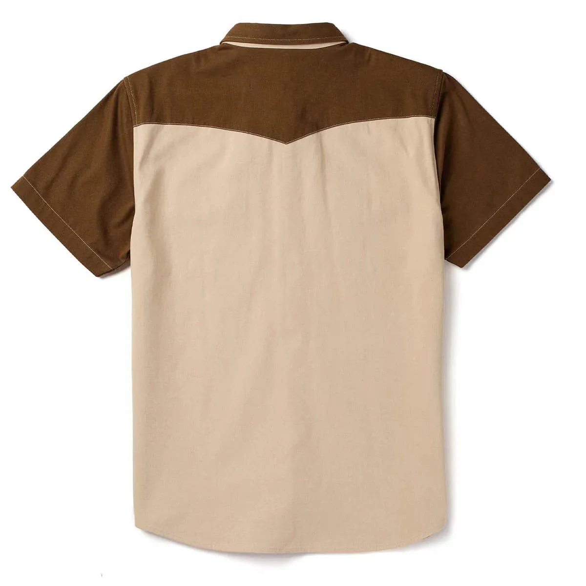 Amarillo S/S Shirt | Tan Vintage | Seager Co. sold by Man Ready product image thumbnail 2