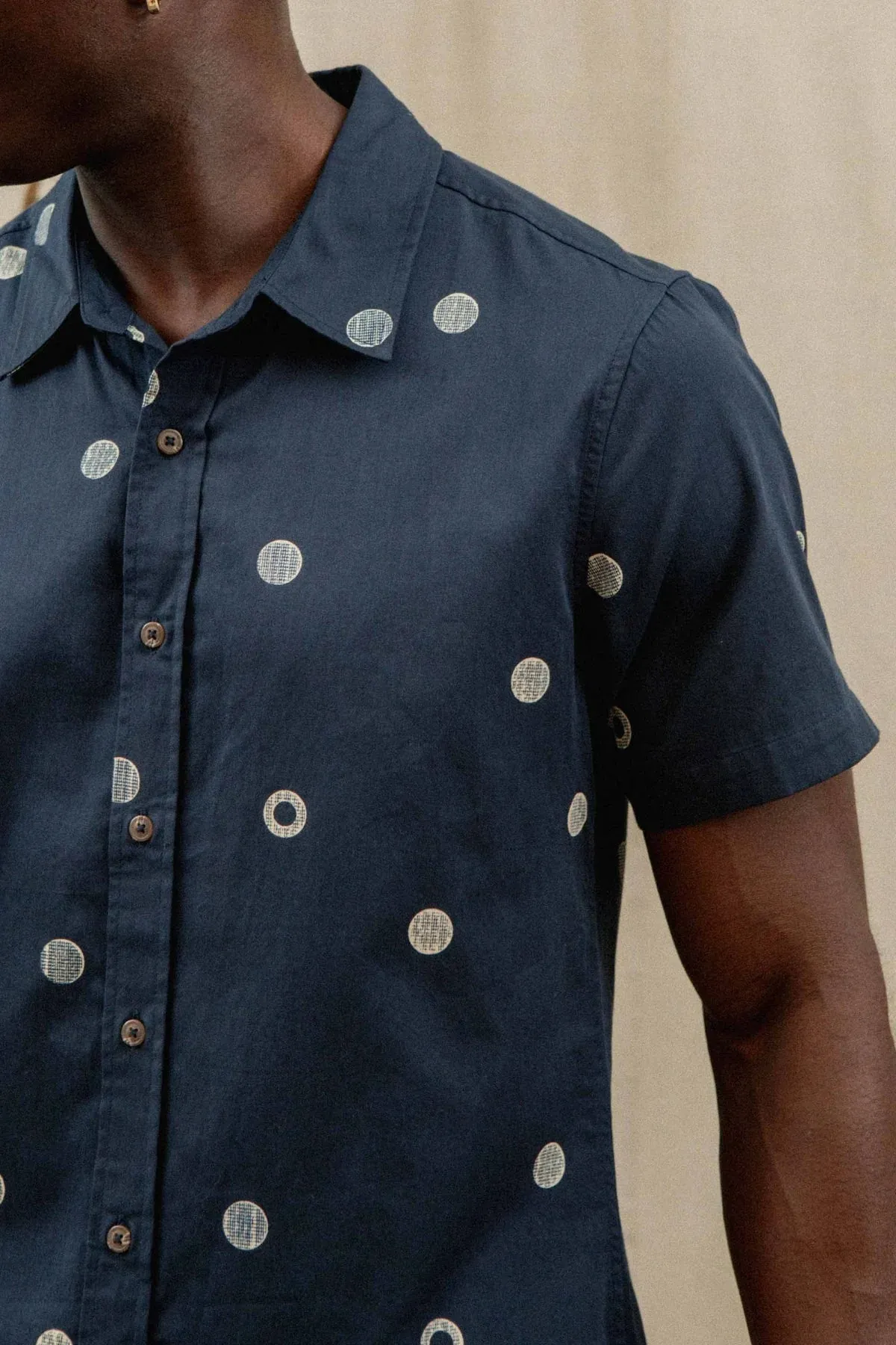 Emerson Slim Shirt | Lunar Polka | Bridge & Burn sold by Man Ready product image thumbnail 3