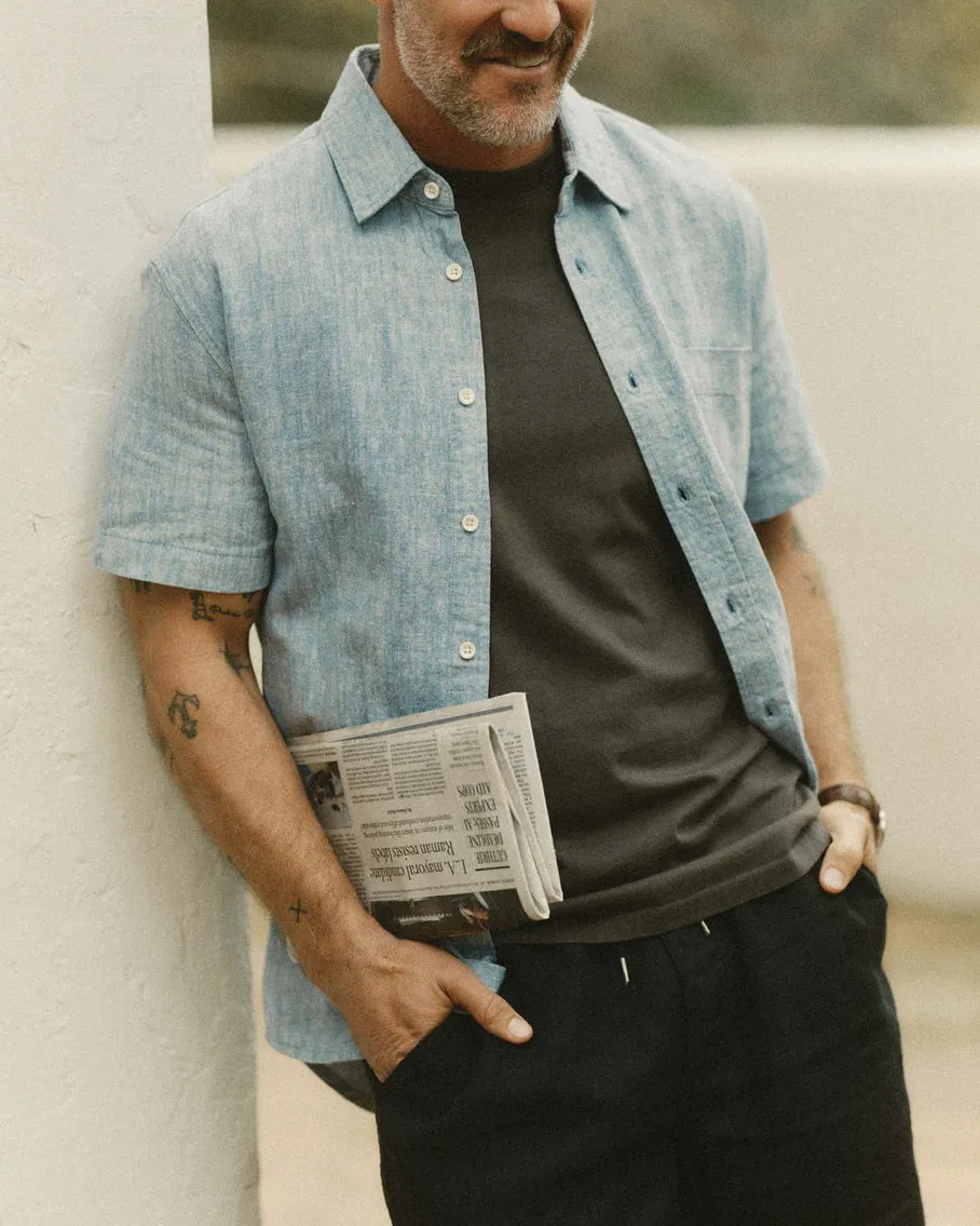 The Short Sleeve California | Sky Hemp | Taylor Stitch sold by Man Ready product image thumbnail 2