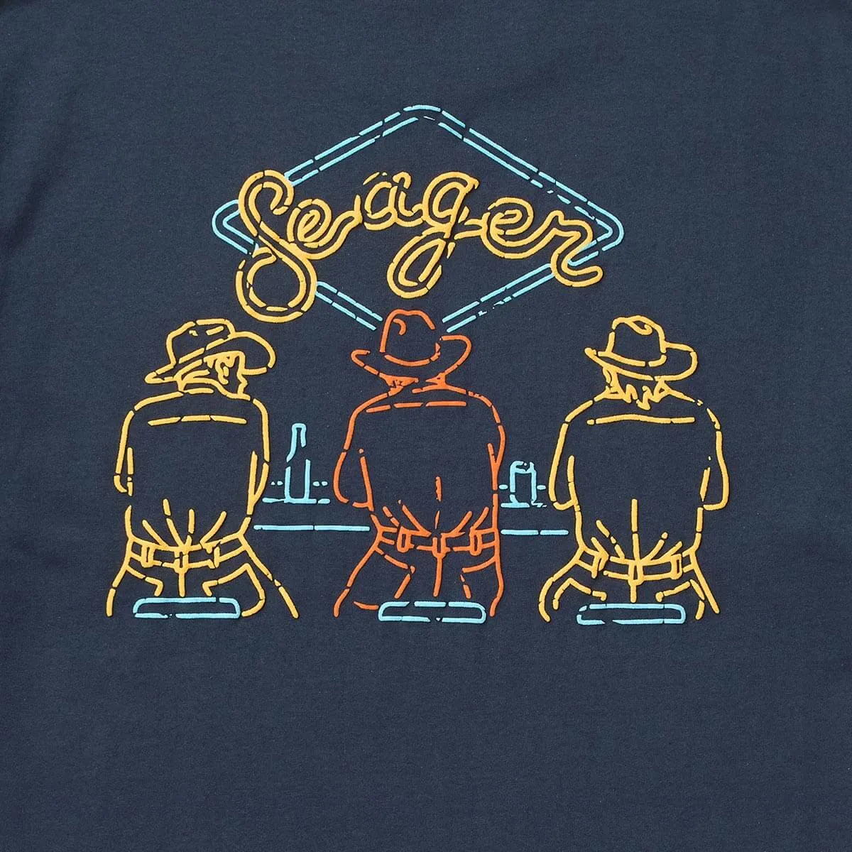 Honky Tonk Tee | Navy | Seager Co. sold by Man Ready product image thumbnail 3