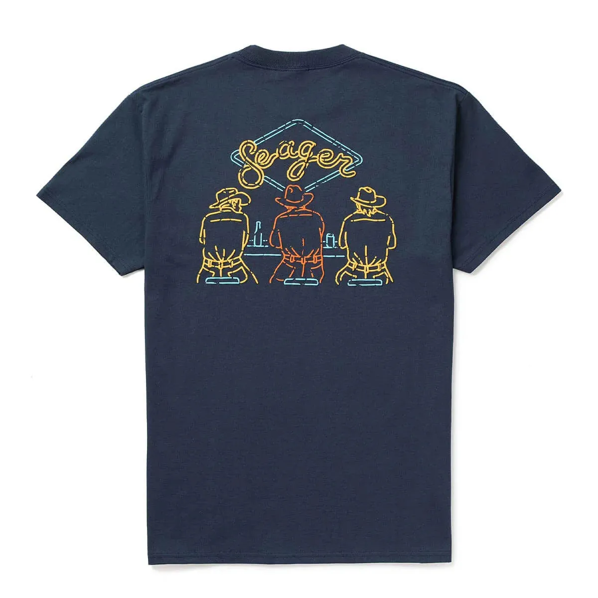 Honky Tonk Tee | Navy | Seager Co. sold by Man Ready