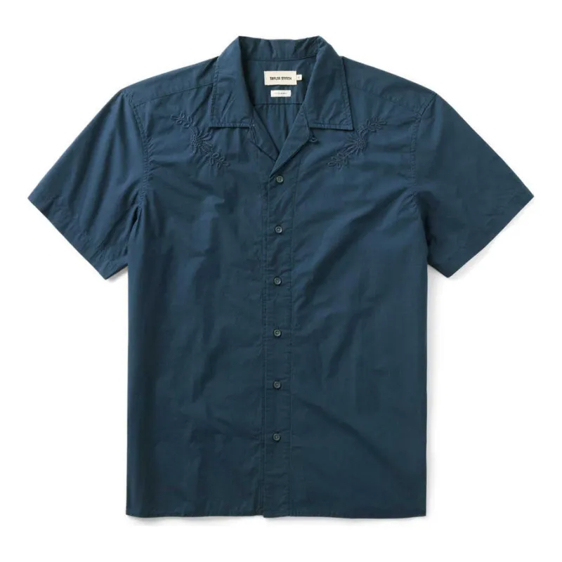 The Davis Shirt | Navy Floral Embroidery | Taylor Stitch made by Taylor Stitch