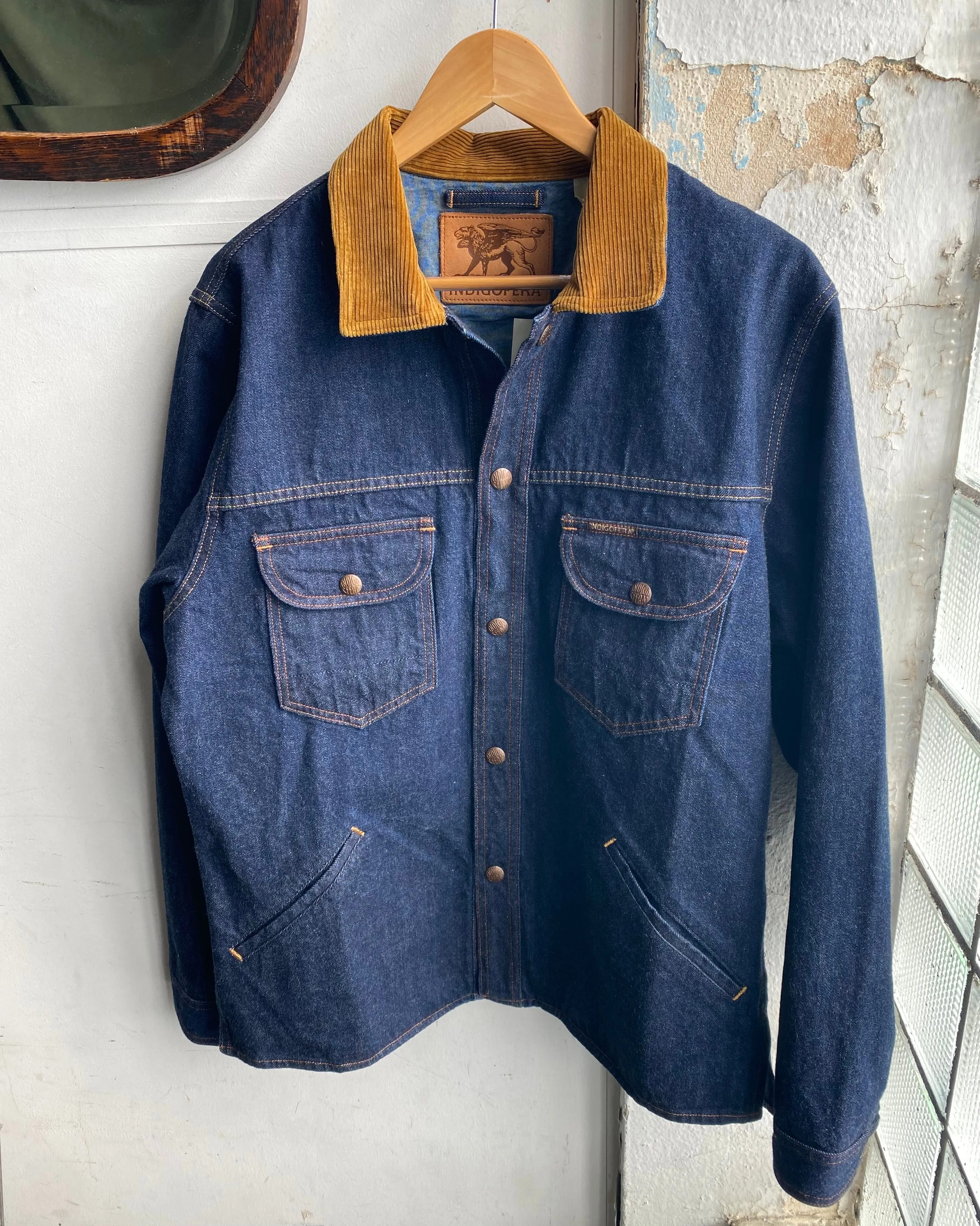 Fargo Rider Jacket | Vintage 70's Indigo Denim | Indigofera sold by Man Ready