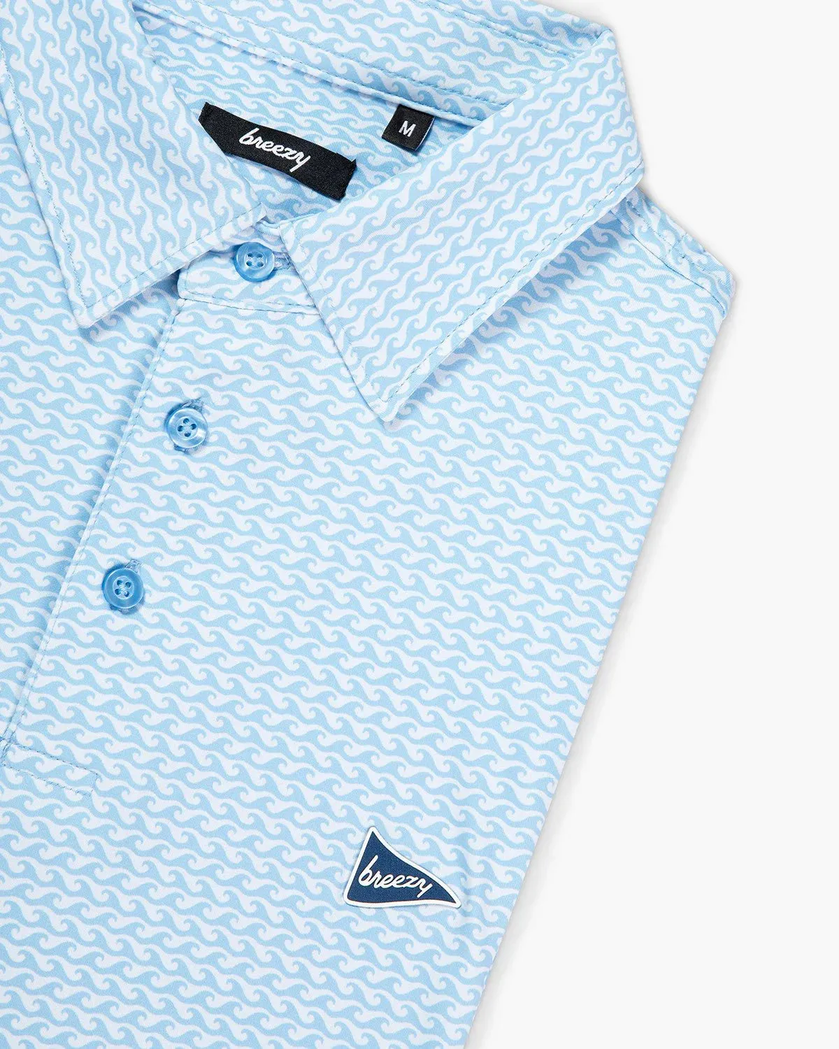 Cresting Wave Polo | Breezy Golf sold by Man Ready product image thumbnail 3
