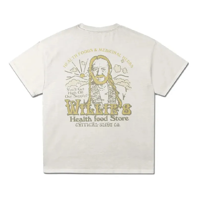 Vitamin Cowboy Tee | Ecru | Critical Slide made by Man Ready