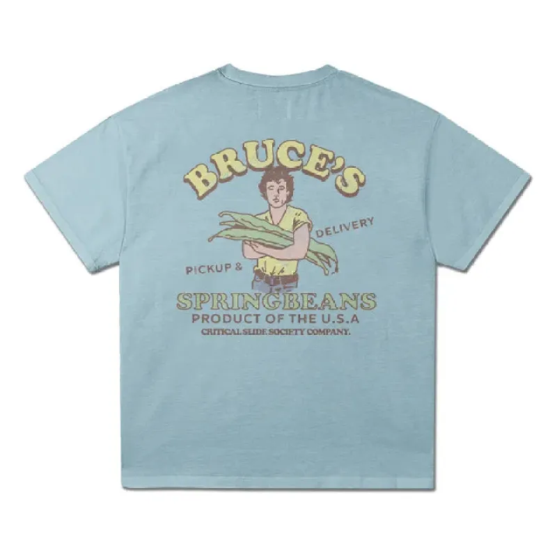 Spring Beans Tee | Aquatic | Critical Slide made by Man Ready