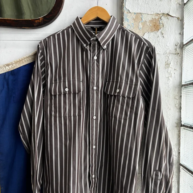 H. West Shirt | Brown & Beige | Indigofera made by Indigofera