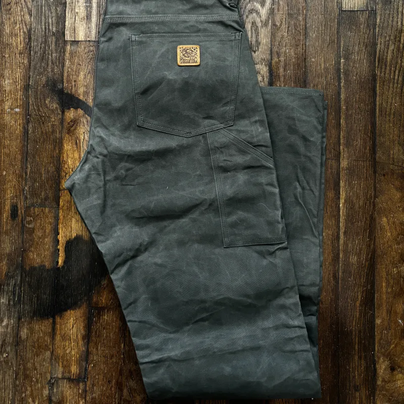 Wendell Pants | Coated Canvas | Indigofera made by Indigofera
