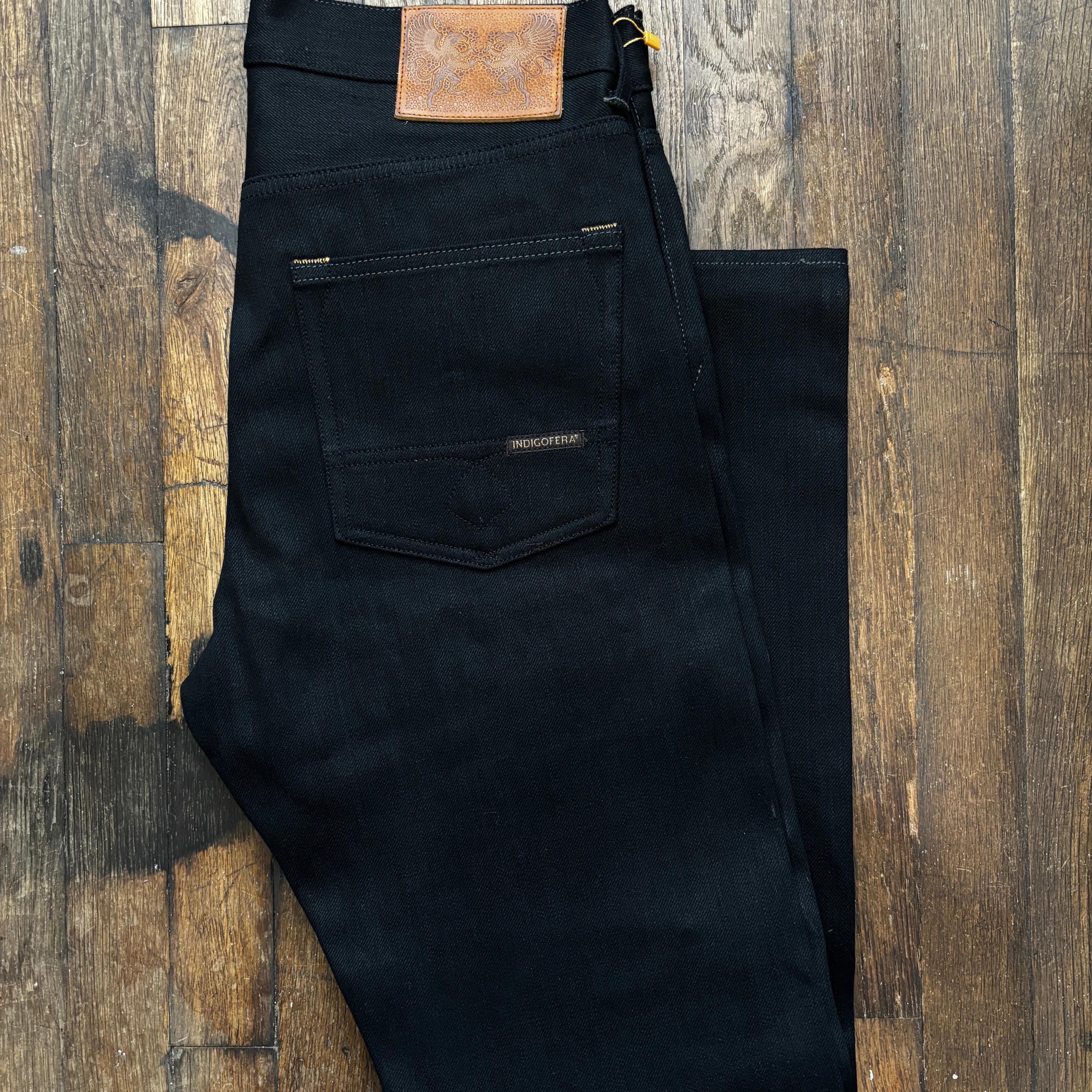 Kirk Jeans | Gunpowder | Indigofera sold by Man Ready