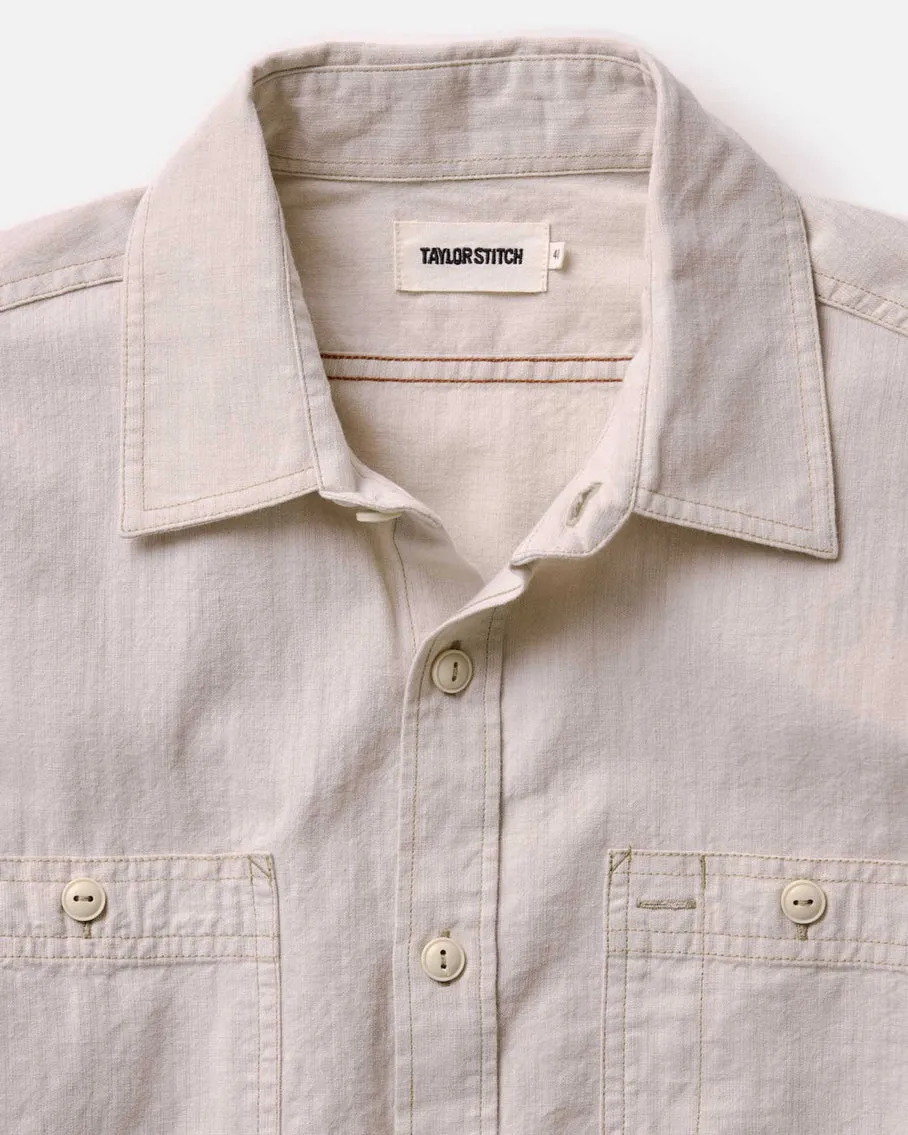 The Foundry Shirt | Natural Chambray | Taylor Stitch sold by Man Ready product image thumbnail 3