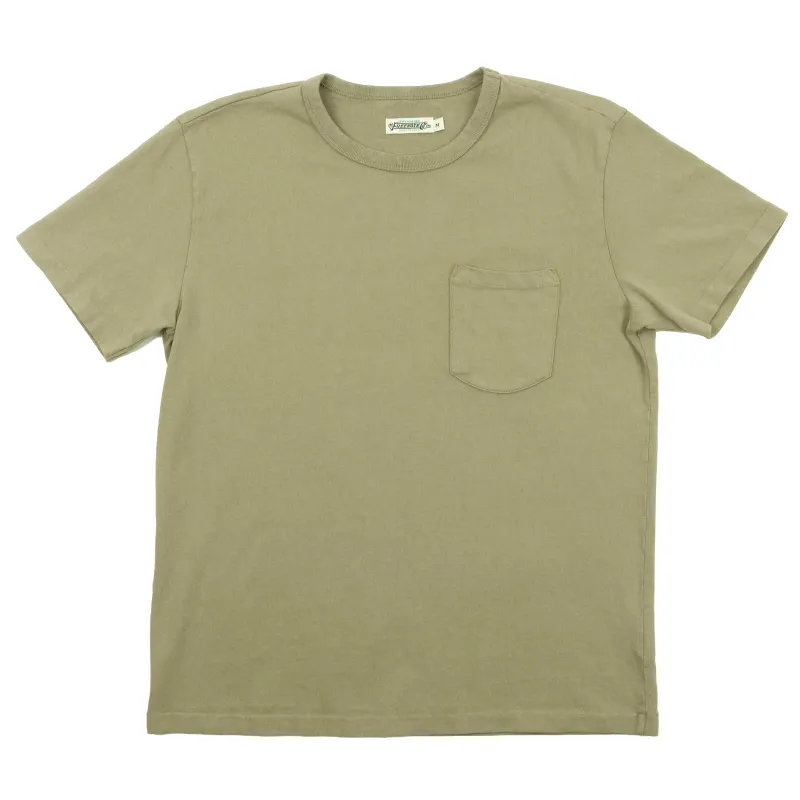 13 oz Pocket Tee | Fog | Freenote Cloth made by Freenote Cloth