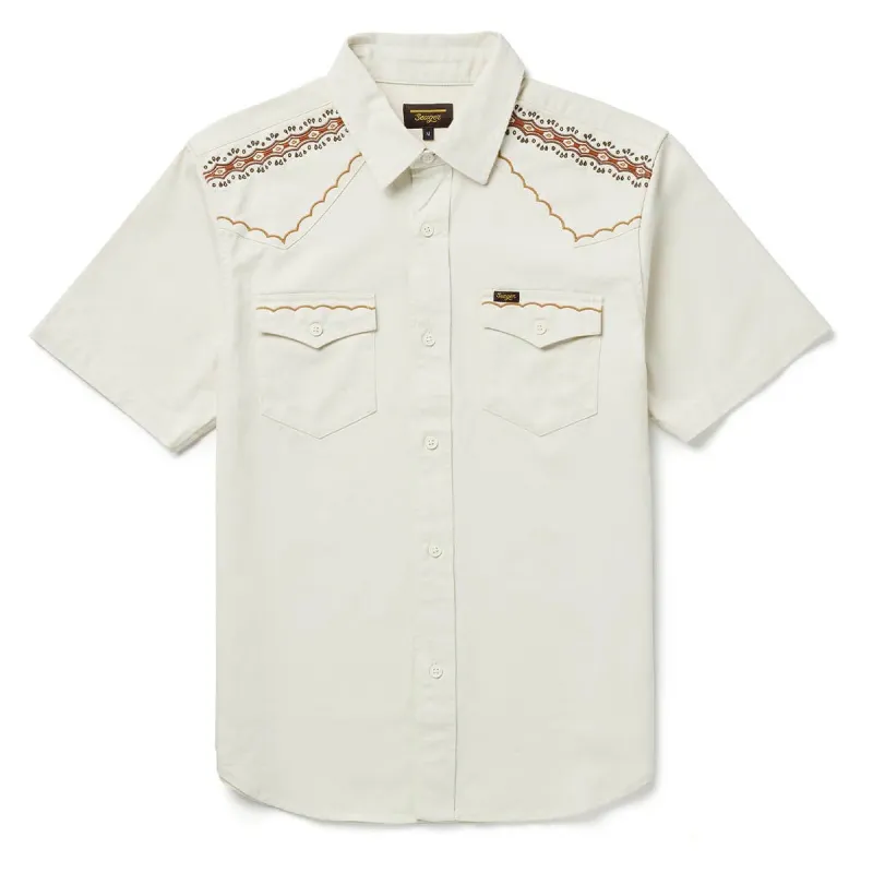 Amarillo S/S Shirt | White Wash | Seager Co. made by Seager