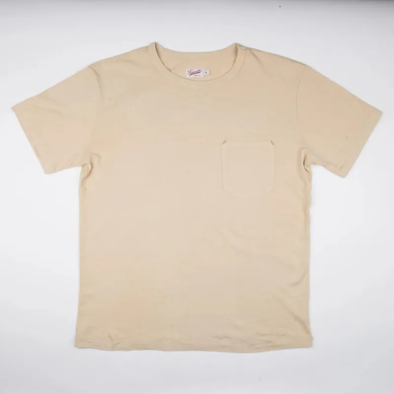 13 oz Shifter Tee | Cream | Freenote Cloth made by Freenote Cloth